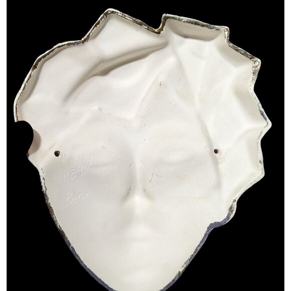 Vintage 80s Gold Masquerade Ceramic Decor Mask Faces - Picture 4 of 12